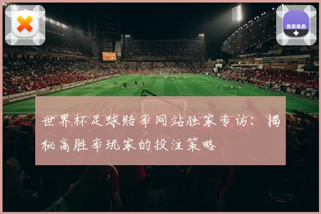世界杯足球赔率网站独家专访：揭秘高胜率玩家的投注策略