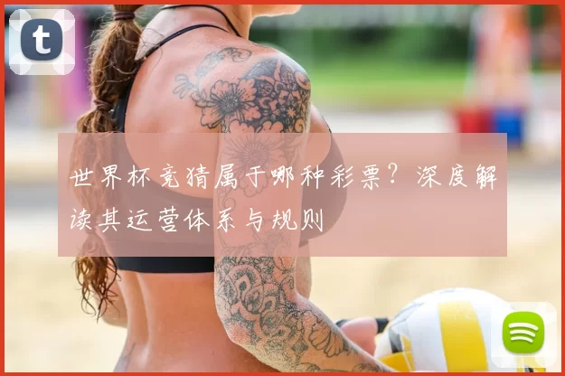 世界杯竞猜属于哪种彩票？深度解读其运营体系与规则