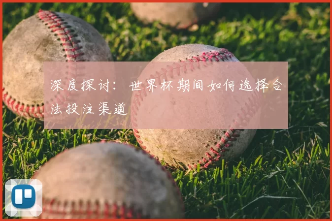深度探讨：世界杯期间如何选择合法投注渠道